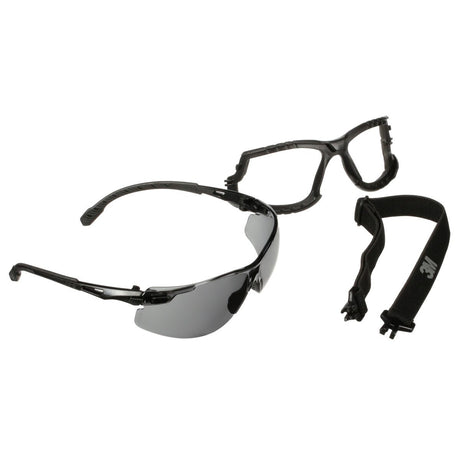 3M Solus 1000 Series Safety Glasses Kit, Black Frame, Gray Scotchgard Anti-Fog Lens (S1502SGAF-KT) (7100221211)  - (20Pack) - 10