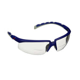 3M Solus 2000 Series Safety Reader Glasses, Blue Gray Temples, Clear +1.5 Anti Fog Anti Scratch Lens (S2015AF-BLU) (7100221704)  - (20Pack)