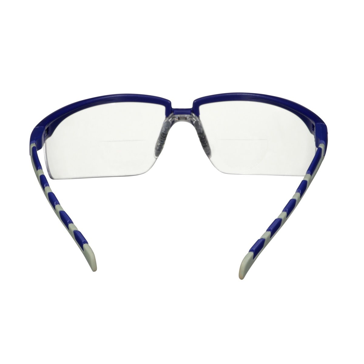 3M Solus 2000 Series Safety Reader Glasses, Blue Gray Temples, Clear +1.5 Anti Fog Anti Scratch Lens (S2015AF-BLU) (7100221704)  - (20Pack) - 8