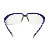 3M Solus 2000 Series Safety Reader Glasses, Blue Gray Temples, Clear +1.5 Anti Fog Anti Scratch Lens (S2015AF-BLU) (7100221704)  - (20Pack) - 8