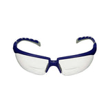 3M Solus 2000 Series Safety Reader Glasses, Blue Gray Temples, Clear +1.5 Anti Fog Anti Scratch Lens (S2015AF-BLU) (7100221704)  - (20Pack) - 9