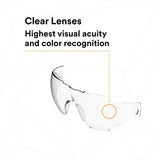 3M GG501SGAF-LENS GoggleGear 500-Series Clear Anti-Fog Anti-Scratch Replacement Lens (7100222787) (20 Pack) - 3
