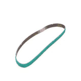 3M 36517 Green Corps Abrasive File Belt, 60 Grit, Ceramic Aluminum Oxide, Green, 1/2 in x 18 in (7100226310) (100 Pack) - 4