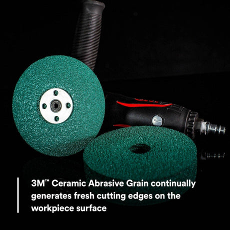 3M 36509 Green Corps Fibre Disc, 7 in x 7/8 in, 40 (7100226316) (100 Pack) - 5