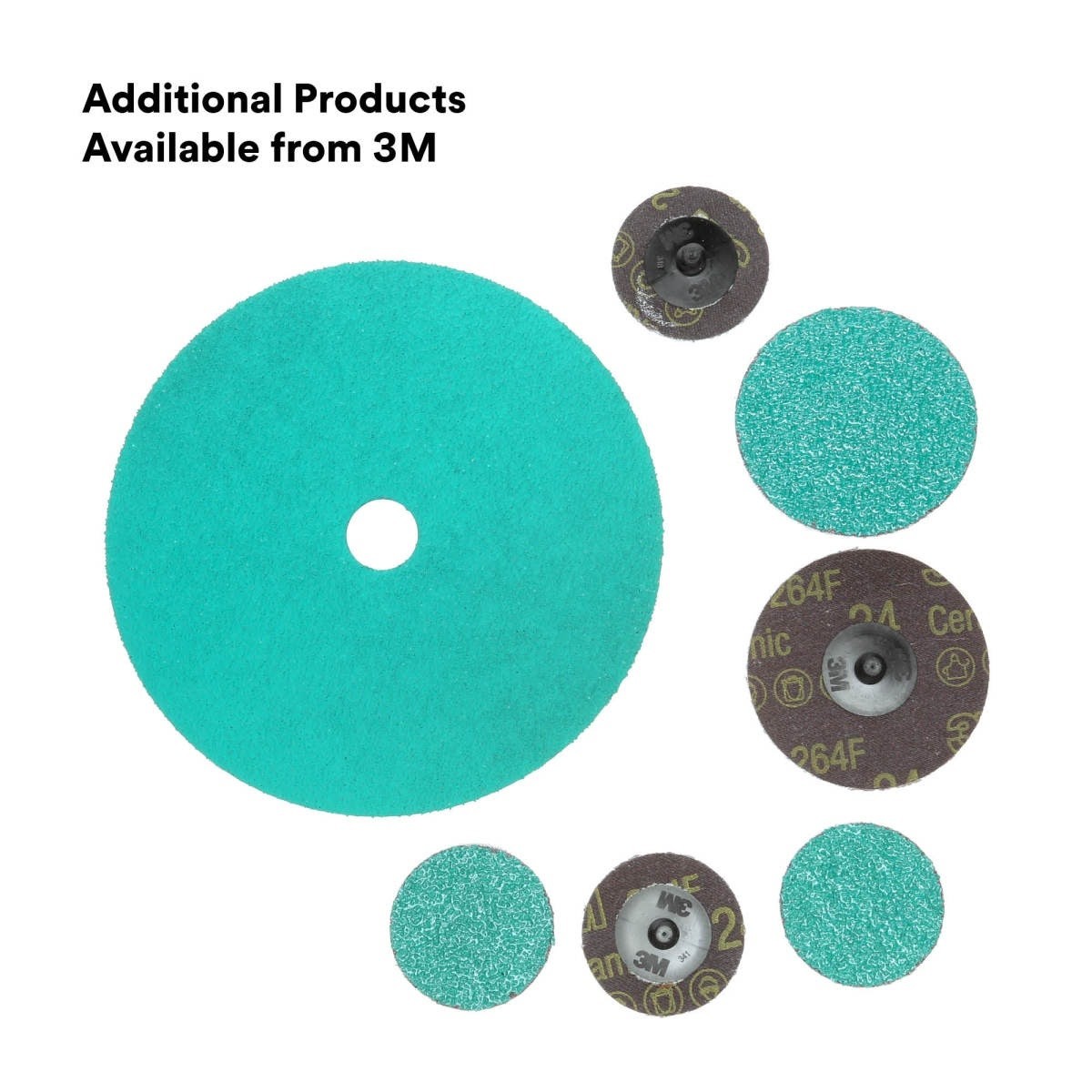 3M 36509 Green Corps Fibre Disc, 7 in x 7/8 in, 40 (7100226316) (100 Pack) - 9