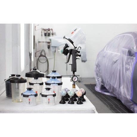 3M PPS Performance Spray Gun with Air Control Valve Kit, Gray (26832) (7100228104)  - (4Pack) - 3