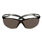 3M SF502AF-BLK SecureFit 500 Series Safety Glasses, Impact Rated ANSI Z87, Adjustable Ratchet Temples, Anti-Fog/Anti-Scratch Gray Lens, Black Frame (7100228722) (20 Pack) - 3