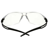 3M SF501AF-BLK Safety Glasses, 500 Series, Impact Rated ANSI Z87, Adjustable Ratchet Temples, Sporty Protective Eyewear, Anti-Fog Anti-Scratch Clear Lens, Black Frame (7100228736) (20 Pack) - 6