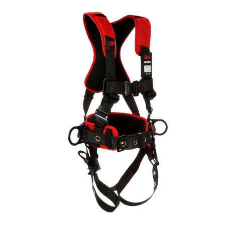 3M 1161207 PROTECTA Comfort Construction Style Positioning Harness, Black, X-Large (7100232014) - 3