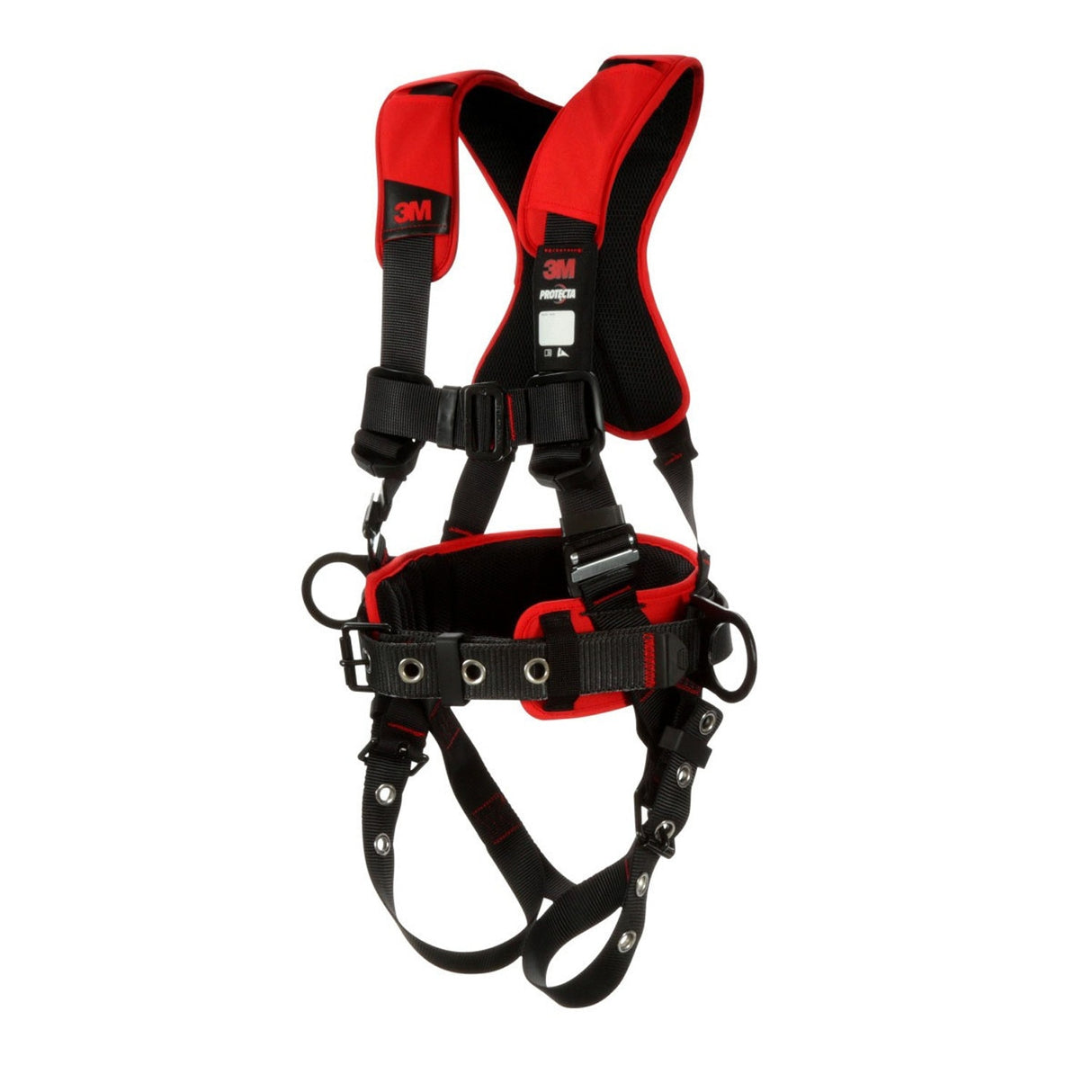 3M 1161207 PROTECTA Comfort Construction Style Positioning Harness, Black, X-Large (7100232014) - 4