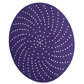 3M 732U Xtract Hookit Paper Disc, 80+ to 220+, C-weight, Purple, 6 in, 600LG Multi-Hole (7100232736) (300 Pack)