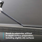 3M 8710NS DP8710NS Scotch-Weld Low Odor Acrylic Adhesive DP, Black, Non-Sag Structural Two-Part with 10 Minute Open Time Duo-Pak (45 mL) (7100233349) - 3