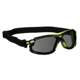 3M S1202SGAF-TSKT Solus 1000 Series Safety Glasses, Green Black, Gray Anti Fog Anti Scratch Lens, TPE Gasket with Strap (7100235154) (20 Pack)