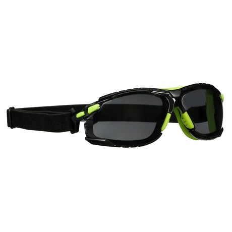 3M S1202SGAF-TSKT Solus 1000 Series Safety Glasses, Green Black, Gray Anti Fog Anti Scratch Lens, TPE Gasket with Strap (7100235154) (20 Pack) - 8