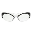 3M SecureFit 100 Series Safety Glasses Clear Anti-Scratch Lens Black Temples (7100238171)  - (100Pack)