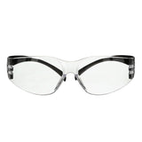 3M SecureFit 100 Series Safety Glasses Clear Anti-Scratch Lens Black Temples (7100238171)  - (100Pack)