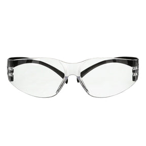 3M SecureFit 100 Series Safety Glasses Clear Anti-Scratch Lens Black Temples (7100238171)  - (100Pack)