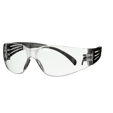 3M SecureFit 100 Series Safety Glasses Clear Anti-Scratch Lens Black Temples (7100238171)  - (100Pack) - 2