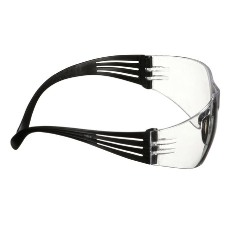 3M SecureFit 100 Series Safety Glasses Clear Anti-Scratch Lens Black Temples (7100238171)  - (100Pack) - 6