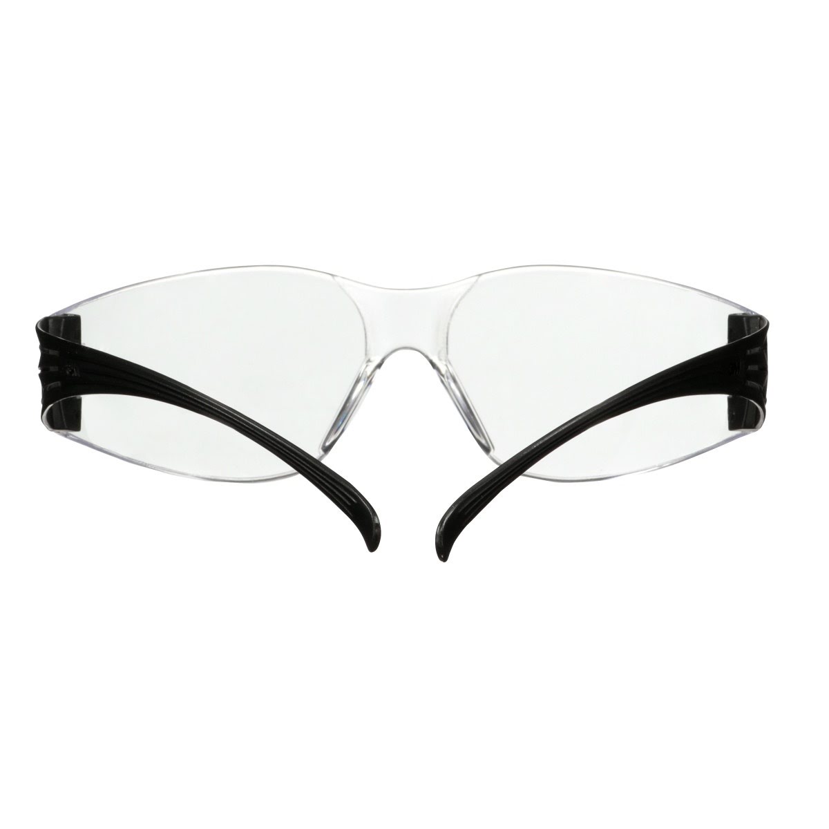 3M SecureFit 100 Series Safety Glasses Clear Anti-Scratch Lens Black Temples (7100238171)  - (100Pack) - 7