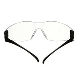 3M SecureFit 100 Series Safety Glasses Clear Anti-Scratch Lens Black Temples (7100238171)  - (100Pack) - 9