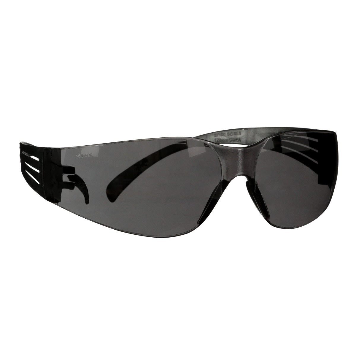 3M SF102AF-BLK SecureFit 100 Series, Black Temples, Gray Anti-Fog/Anti-Scratch Lens (7100238172) (400 Pack) - 3