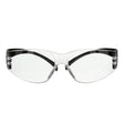 3M SF101AS-BLK SecureFit 100 Series, Black Temples, Clear Anti-Scratch Lens (7100238173)  - (20 Pack)