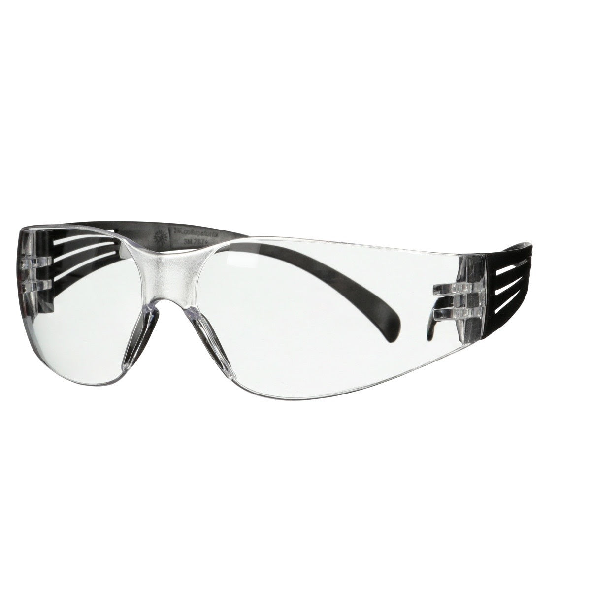 3M SF101AS-BLK SecureFit 100 Series, Black Temples, Clear Anti-Scratch Lens (7100238173)  - (20 Pack) - 2