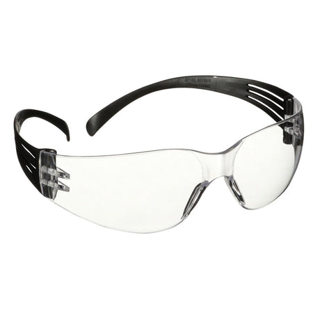 3M SF101AS-BLK SecureFit 100 Series, Black Temples, Clear Anti-Scratch Lens (7100238173)  - (20 Pack) - 5