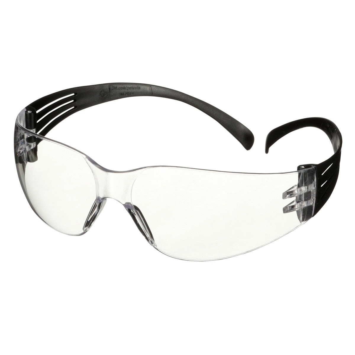 3M SF101AF-BLK SecureFit 100 Series, Black Temples, Clear Anti-Fog/Anti-Scratch Lens (7100238175)  - (100 Pack) - 4