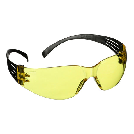 3M SF103AF-BLK SecureFit 100 Series, Black Temples, Amber Anti-Fog/Anti-Scratch Lens (7100238183)  - (20Pack) - 10
