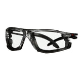 3M SF501SGAF-BLK-FM SecureFit 500 Series Safety Glasses, Anti-Fog Coating, Anti-Scratch Clear Lens, Black Frame with Foam Gasket, ANSI-ISEA Z87.1-2020 (7100238909) (400 Pack) - 2
