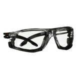 3M SF501SGAF-BLK-FM SecureFit 500 Series Safety Glasses, Anti-Fog Coating, Anti-Scratch Clear Lens, Black Frame with Foam Gasket, ANSI-ISEA Z87.1-2020 (7100238909) (400 Pack) - 3