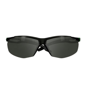 3M SF530AF-GRN SecureFit 500 Series Safety Glasses ANSI Z87 Impact Rated IR 3.0 Gray Anti Fog Anti Scratch Lens Black Green Frame (7100239086)  - (20 Pack)
