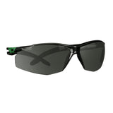 3M SF530AF-GRN SecureFit 500 Series Safety Glasses ANSI Z87 Impact Rated IR 3.0 Gray Anti Fog Anti Scratch Lens Black Green Frame (7100239086)  - (20 Pack) - 3