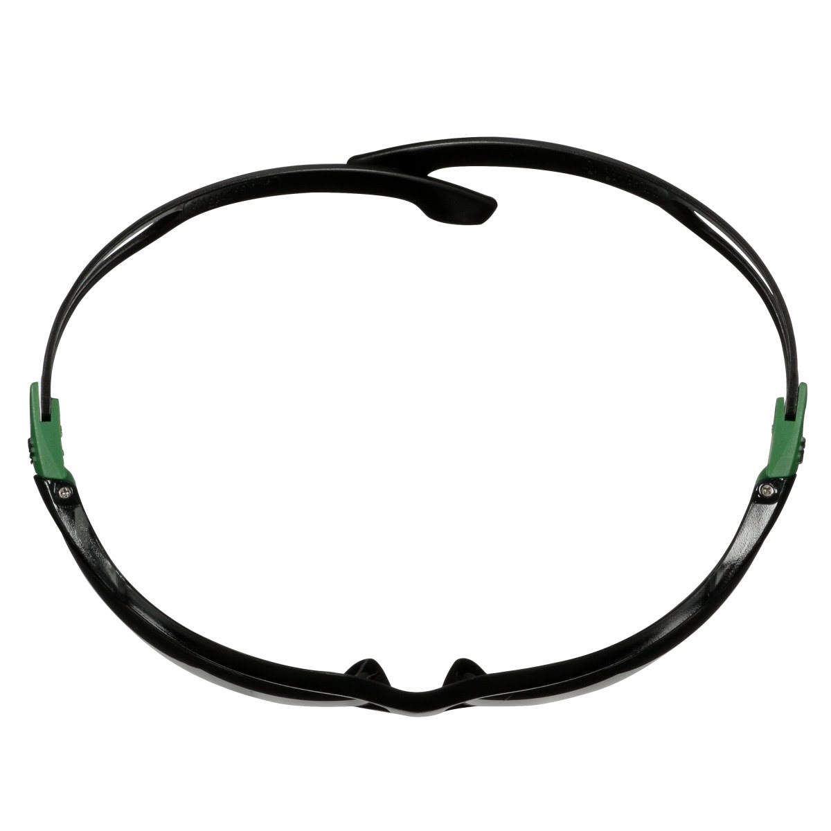 3M SF530AF-GRN SecureFit 500 Series Safety Glasses ANSI Z87 Impact Rated IR 3.0 Gray Anti Fog Anti Scratch Lens Black Green Frame (7100239086)  - (20 Pack) - 10