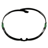 3M SF530AF-GRN SecureFit 500 Series Safety Glasses ANSI Z87 Impact Rated IR 3.0 Gray Anti Fog Anti Scratch Lens Black Green Frame (7100239086)  - (20 Pack) - 10