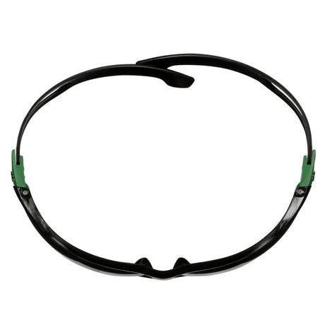 3M SF530AF-GRN SecureFit 500 Series Safety Glasses ANSI Z87 Impact Rated IR 3.0 Gray Anti Fog Anti Scratch Lens Black Green Frame (7100239086)  - (20 Pack) - 10