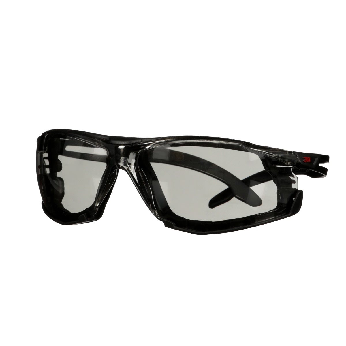 3M SF507SGAF-BLK-FM SecureFit 500 Series Safety Glasses, Anti-Fog Coating, Indoor/Outdoor Gray Lens, Black Frame with Foam Gasket (7100239092)  - (20 Pack) - 2