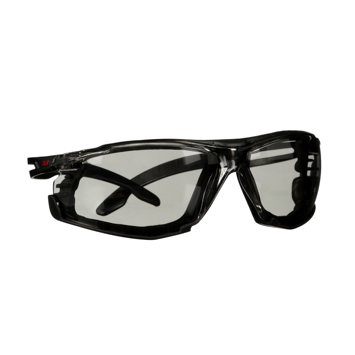 3M SF507SGAF-BLK-FM SecureFit 500 Series Safety Glasses, Anti-Fog Coating, Indoor/Outdoor Gray Lens, Black Frame with Foam Gasket (7100239092)  - (20 Pack) - 3