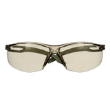 3M SecureFit 500 Series Safety Glasses, Scotchgard Anti Fog Coating, Anti Scratch, Light Brown Lens, Olive Frame, ANSI Z87.1-2020 (SF528SGAF-DGR) (7100239191)  - (20Pack)