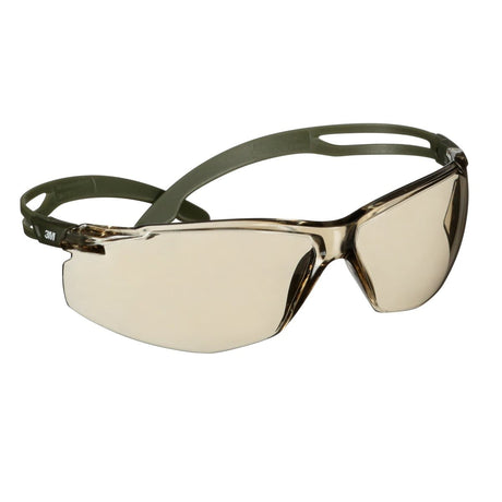 3M SecureFit 500 Series Safety Glasses, Scotchgard Anti Fog Coating, Anti Scratch, Light Brown Lens, Olive Frame, ANSI Z87.1-2020 (SF528SGAF-DGR) (7100239191)  - (20Pack) - 4