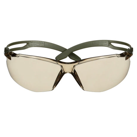 3M SecureFit 500 Series Safety Glasses, Scotchgard Anti Fog Coating, Anti Scratch, Light Brown Lens, Olive Frame, ANSI Z87.1-2020 (SF528SGAF-DGR) (7100239191)  - (20Pack) - 6