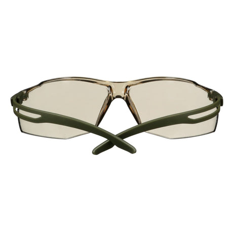 3M SecureFit 500 Series Safety Glasses, Scotchgard Anti Fog Coating, Anti Scratch, Light Brown Lens, Olive Frame, ANSI Z87.1-2020 (SF528SGAF-DGR) (7100239191)  - (20Pack) - 7