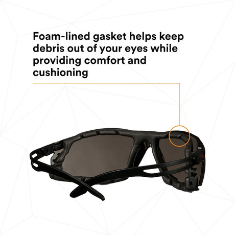 3M SF502SGAF-BLK-FM SecureFit 500 Series Safety Glasses, Gray Lens, Black Frame, Anti-Fog Coating, Anti-Scratch, Foam Gasket (7100239195)  - (20 Pack) - 8