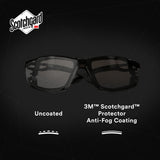 3M SF502SGAF-BLK-FM SecureFit 500 Series Safety Glasses, Gray Lens, Black Frame, Anti-Fog Coating, Anti-Scratch, Foam Gasket (7100239195)  - (20 Pack) - 9