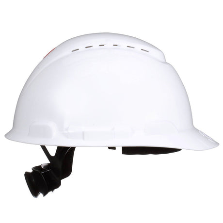 3M H-701SFV-UV SecureFit Cap Style Hard Hat, White, Vented, Uvicator Sensor, 4-Point Ratchet Suspension, ANSI Z89.1, Medium (7100239984)  - (20Pack) - 2