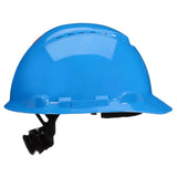 3M H-703SFV-UV SecureFit Blue Vented Cap Style Hard Hat with Uvicator Sensor, 4-Point Pressure Diffusion Ratchet Suspension, ANSI Z89.1 (H-703SFV-UV) (7100239988)  - (20Pack) - 2