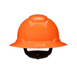 3M H-806SFR-UV SecureFit Full Brim Hard Hat, Orange, Non-Vented with Uvicator and 4-Point Ratchet Suspension (7100239992)