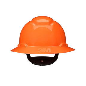 3M H-806SFR-UV SecureFit Full Brim Hard Hat, Orange, Non-Vented with Uvicator and 4-Point Ratchet Suspension (7100239992)